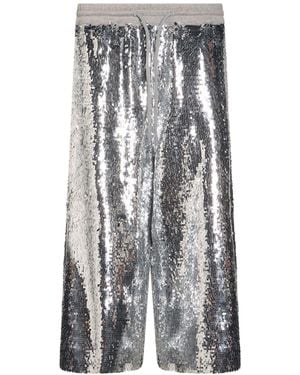 Loewe Pants Cotton, Elastane - Gray