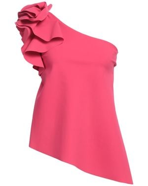 La Petite Robe Di Chiara Boni Fuchsia Top Polyamide, Elastane - Pink
