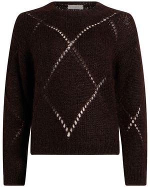 Slowear Dark Sweater Mohair Wool, Alpaca Wool, Polyamide - Black