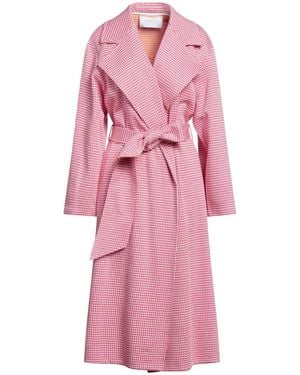 Harris Wharf London Overcoat & Trench Coat - Pink