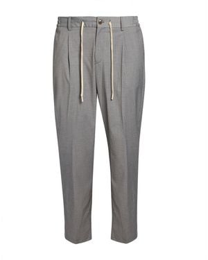 Daniele Alessandrini Trousers Polyester, Viscose, Elastane - Grey