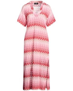 Clips Midi Dress - Pink