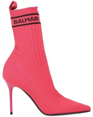 Balmain Ankle Boots - Pink