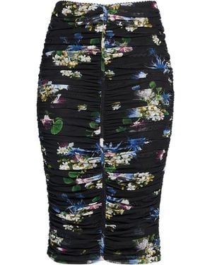 Blumarine Midi Skirt Polyamide, Elastane - Black