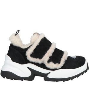 Sergio Rossi Sneakers Shearling - White