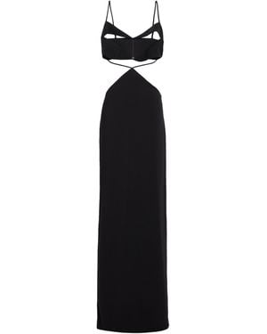 Monot Maxi Dress Polyester - Black