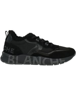 Voile Blanche Trainers Leather, Textile Fibres - Black