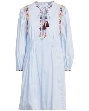 Antik Batik Sky Mini Dress Cotton - Blue