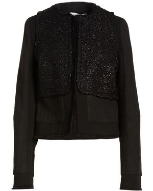 Federica Bonifaci Jacket Wool, Polyamide, Viscose - Black