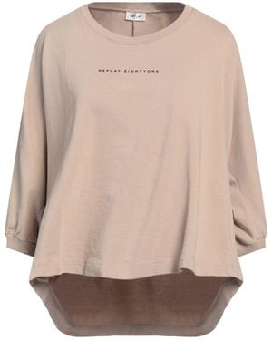 Replay Sweatshirt Cotton - Natural