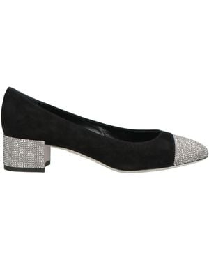 Rene Caovilla Court Shoes Leather - Black