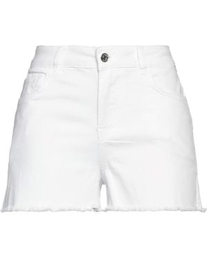 Liu Jo Denim Shorts - White