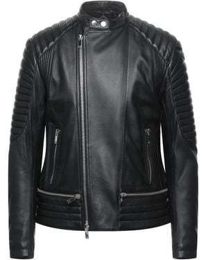 Les Hommes Jacket Soft Leather - Black