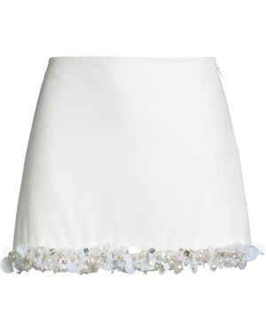 Amen Mini Skirt Polyester - White