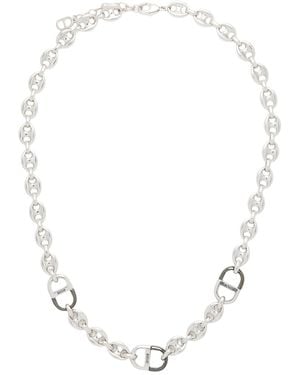 Dior Necklace Brass - White
