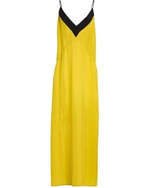 8pm Maxi Dress Cupro - Yellow