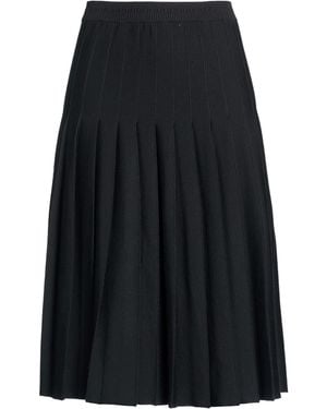 Thom Browne Midi Skirt Virgin Wool, Silk - Blue