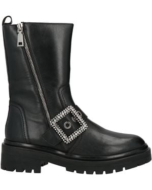 Apepazza Ankle Boots Leather, Synthetic Fibers - Black
