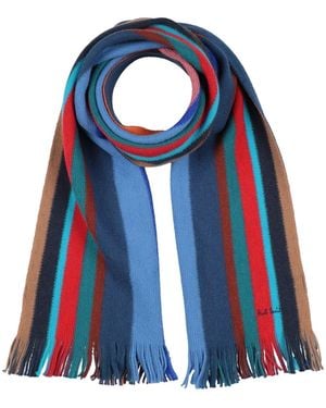 Paul Smith Scarf Virgin Wool - Blue