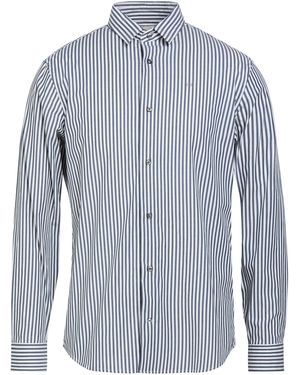 Calvin Klein Charcoal Shirt Cotton - Blue