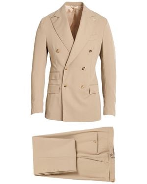De Petrillo Suit Virgin Wool - Natural