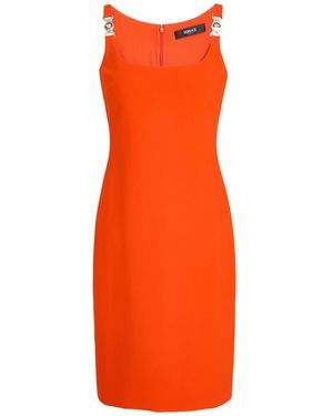Versace Mini Dress Viscose, Elastane - Orange