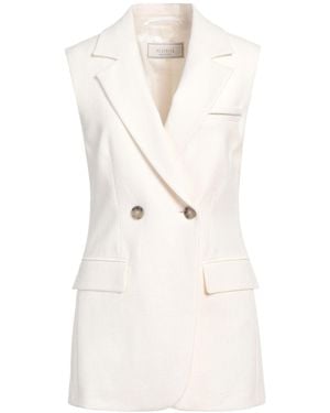 Peserico Blazer Cotton, Linen, Polyamide, Elastane - White