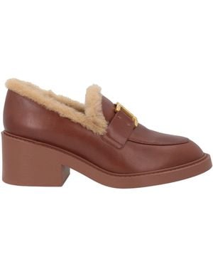 Chloé Lace-Up Shoes Leather - Brown