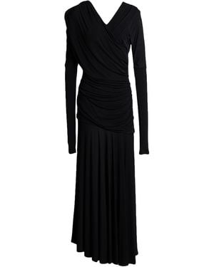 Ganni Maxi Dress Viscose - Black