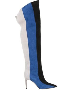 Manolo Blahnik Stiefel - Blau