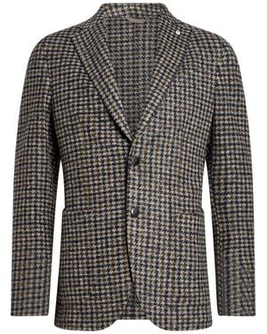 L.B.M. 1911 Blazer Polyester, Wool, Acrylic - Grey