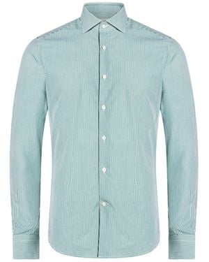 Ghirardelli Shirt Cotton - Blue