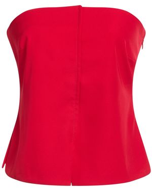 Soallure Top Polyester, Elastane - Red