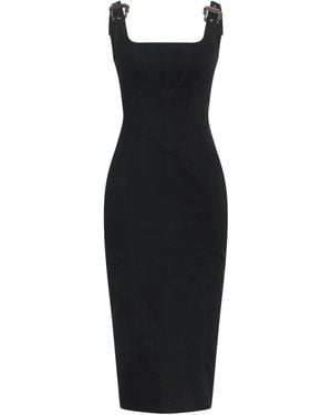 Versace Jeans Couture Vestido midi - Negro