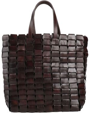 Dragon Diffusion Dark Handbag Leather - Black