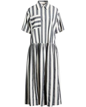 YMC Midi Dress Cotton, Linen, Polyester - White
