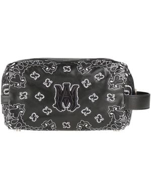 Amiri Beauty Case Leather - Gray
