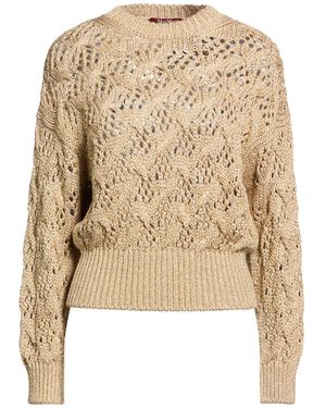 Max Mara Jumper Viscose, Metallic Fibre - Natural
