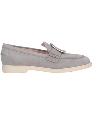 Roger Vivier Light Loafers Leather - Gray