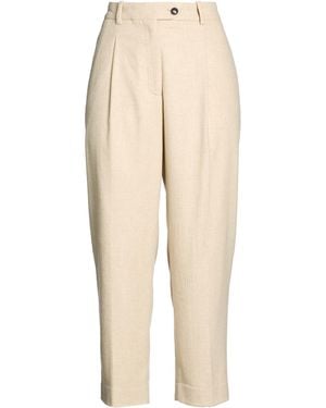 Circolo 1901 Trousers Wool, Polyamide, Cashmere, Elastane - Natural