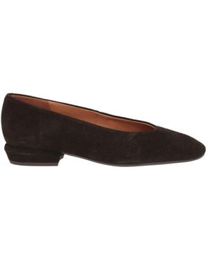Ángel Alarcón Dark Ballet Flats Leather - Brown