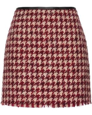 Liu Jo Mini Skirt Polyester, Elastane - Red