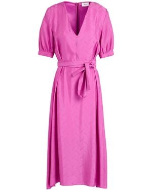 Bally Mauve Midi Dress Viscose - Pink
