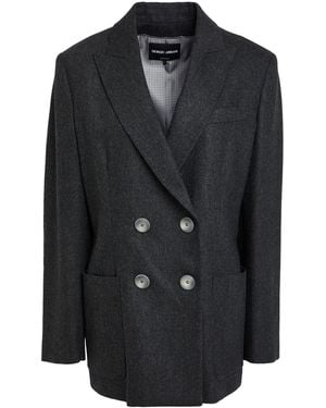Giorgio Armani Blazer Virgin Wool, Cashmere, Elastane - Black