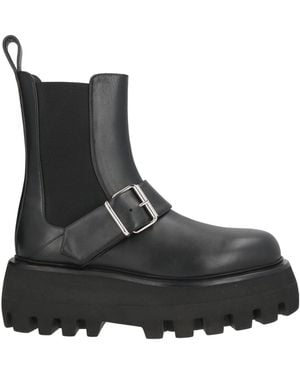 McQueen Ankle Boots Calfskin - Black