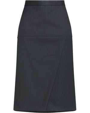Fendi Midi Skirt Virgin Wool, Elastane, Polyester - Grey