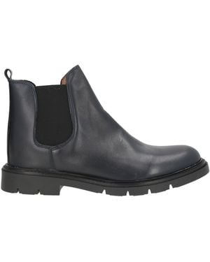 Calpierre Slate Ankle Boots Leather - Blue