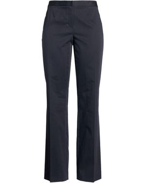 Blue Les Copains Pants Cotton, Elastane - Blue