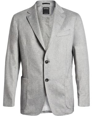 ZEGNA Blazer Cashmere - Gray