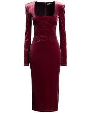 Patrizia Pepe Vestito Midi - Rosso